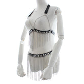 束缚皮革铁链捆绑套装