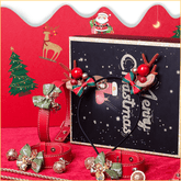 圣诞麋鹿手铐项圈牵引套装