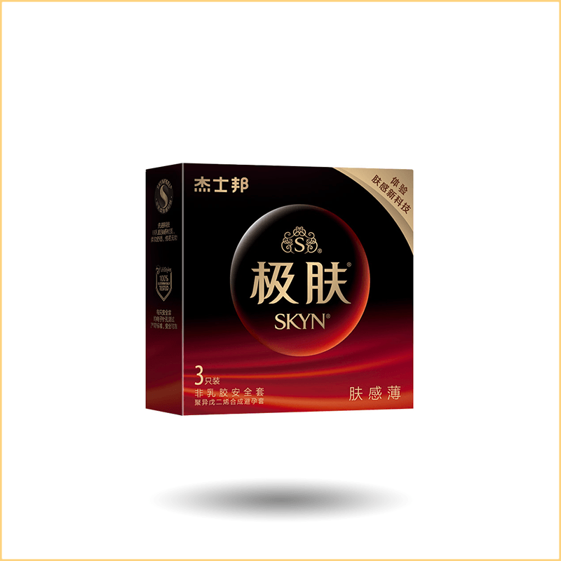 杰士邦 极肤肤感系列避孕套 3只装