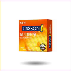 杰士邦 喵舌颗粒多 超多颗粒避孕套 3只装