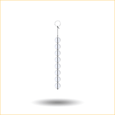 情趣SM玻璃拉珠肛塞 中码