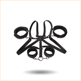 夏奇 泰坦 皮革SM反背束手腿手带