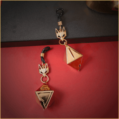 狐灵菱形铃铛乳夹