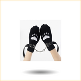 束缚手脚拷cos猫爪手套