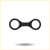 黑色硅胶束缚手铐