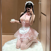 娇俏实习女仆露沟可撕透视装