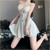 三生吟性感情趣内衣蕾丝纯欲小胸显大女睡衣私房吊带性感睡裙