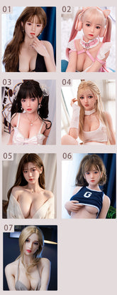 多伦多店现货-158cm TPE 套发款娃娃(多款可选)