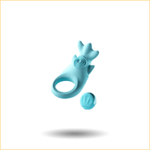 杰士邦 锁鲸鱼遥控震动共用锁精环