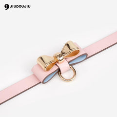 Jiudoujiu 原创蝴蝶结牵引项圈