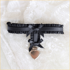 哥特蝴蝶结腿环