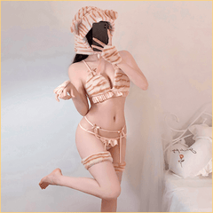 嗷嗷小老虎三点式套装