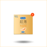 杜蕾斯Durex超薄热感3只装