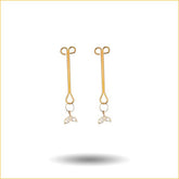 金属金色鱼尾乳夹