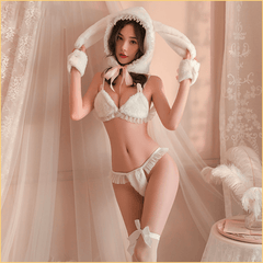 奶白小兔子套装