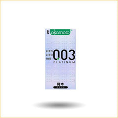 Okamoto冈本0.03 白金超薄避孕套 六片装