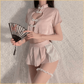 爱心古风JK超短裙制服