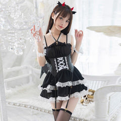 魅魔漆皮束腰COS装