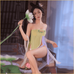 古风春季荷花抹胸汉服