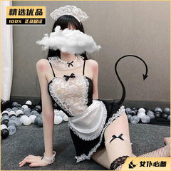 蕾丝透视女仆制服