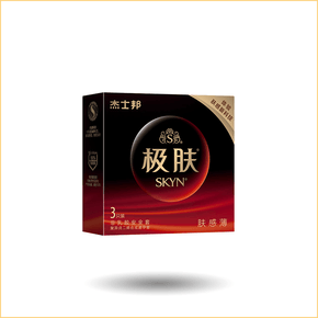 杰士邦 极肤肤感系列避孕套 3只装