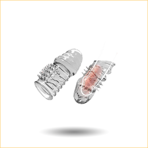 取悦 点击 弱刺套加长透明龟头套