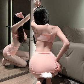 春风送暖抹胸空姐套装制服