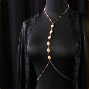 轻奢性感镶珠可调节身体链