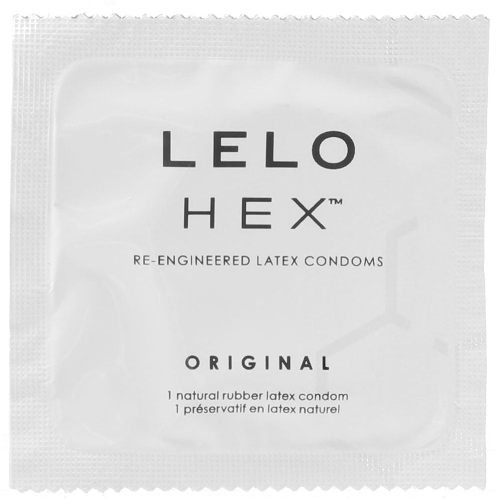 Lelo Hex 蜂窝纹避孕套  3只装