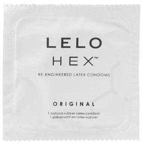 Lelo Hex 蜂窝纹避孕套  3只装