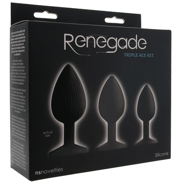 Renegade Triple Ace 硅胶肛塞套装
