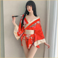 印花丝绸和服