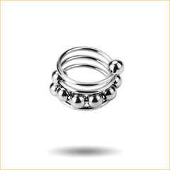 阴茎滑动带珠环中号30mm