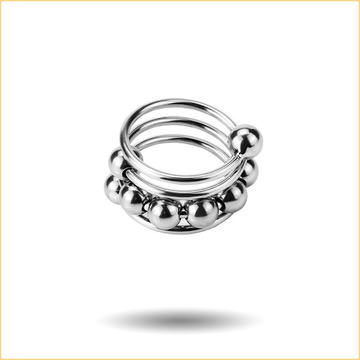 阴茎滑动带珠环中号30mm