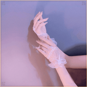 洛丽塔花嫁婚纱手套