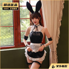 漆皮女仆兔女郎制服
